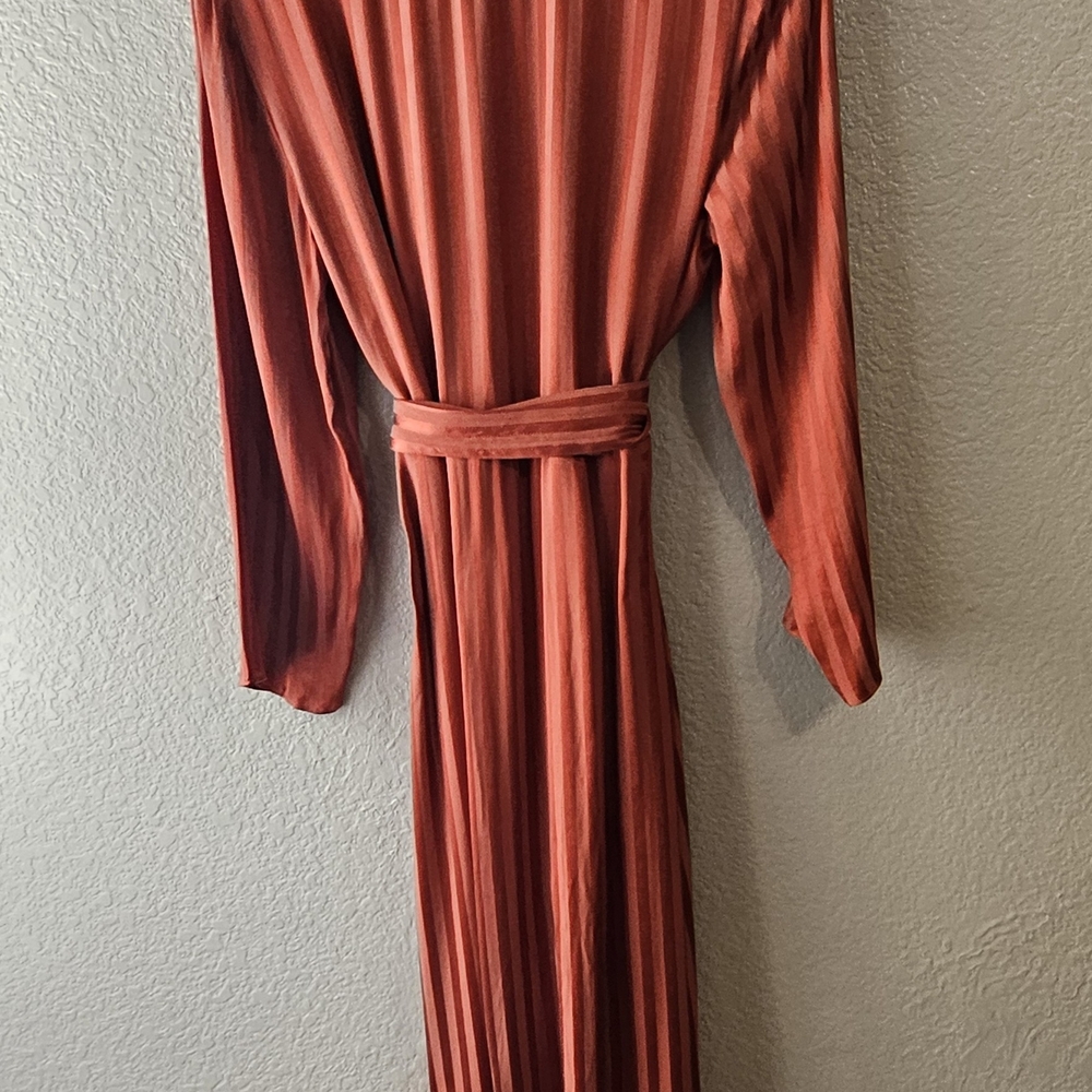 Madewell Rust Long Sleeve Dress - Picture 7 of 15